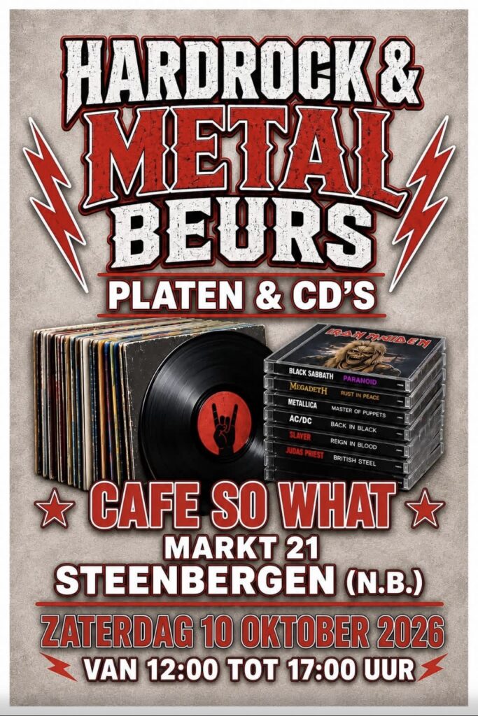 Hardrock & Metal Platenbeurs in Steenbergen